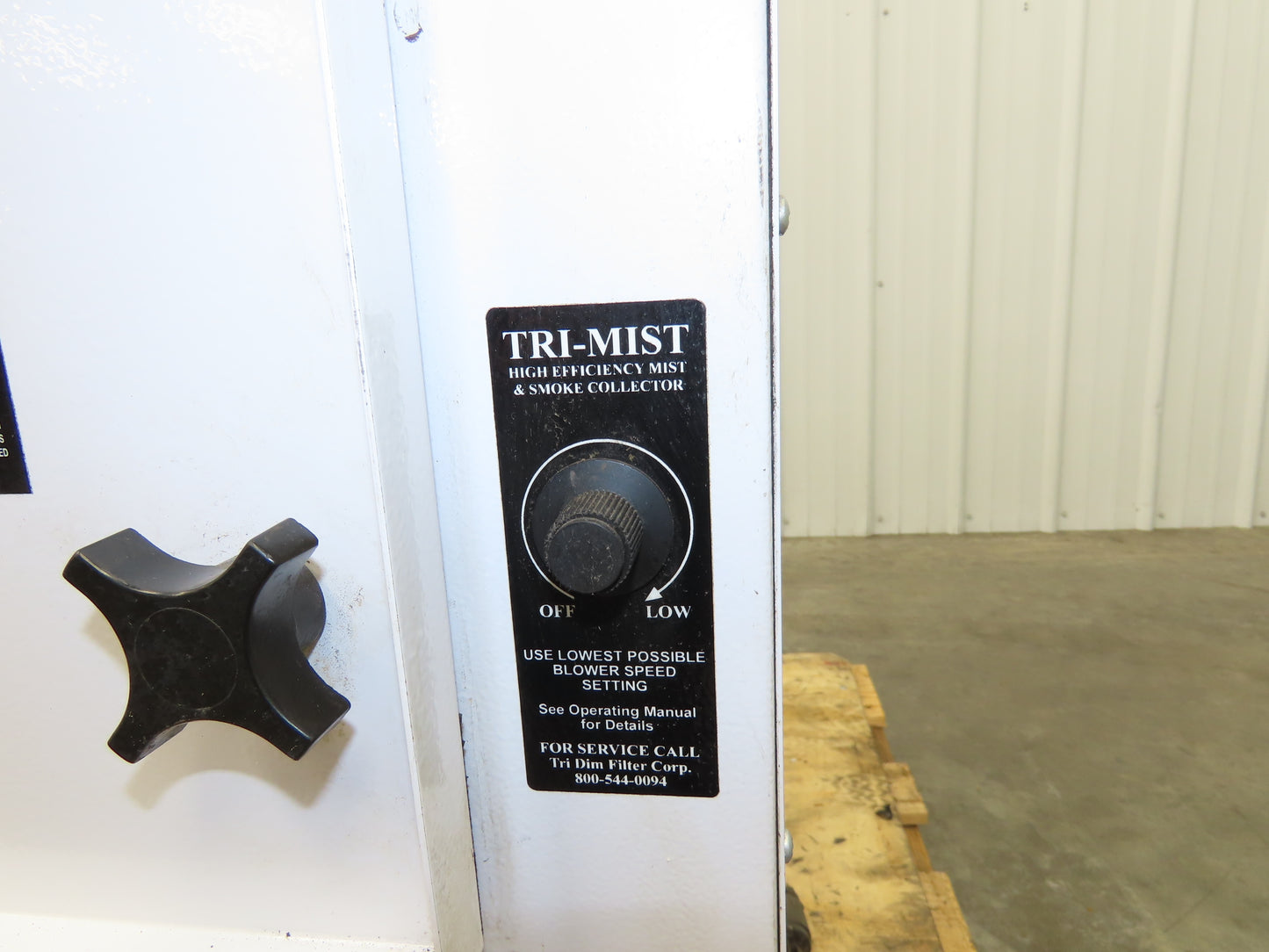 Tri Mist 1400 Industrial Mist Smoke Collector Air Cleaner Overhead No Filters