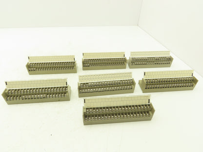 Toyogiken PCN7-4F40 Interface Terminal Block 40-Pin 24V 0.5A DIN Rail Lot of 7