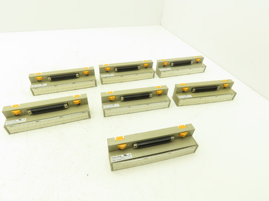 Toyogiken PCN7-4F40 Interface Terminal Block 40-Pin 24V 0.5A DIN Rail Lot of 7