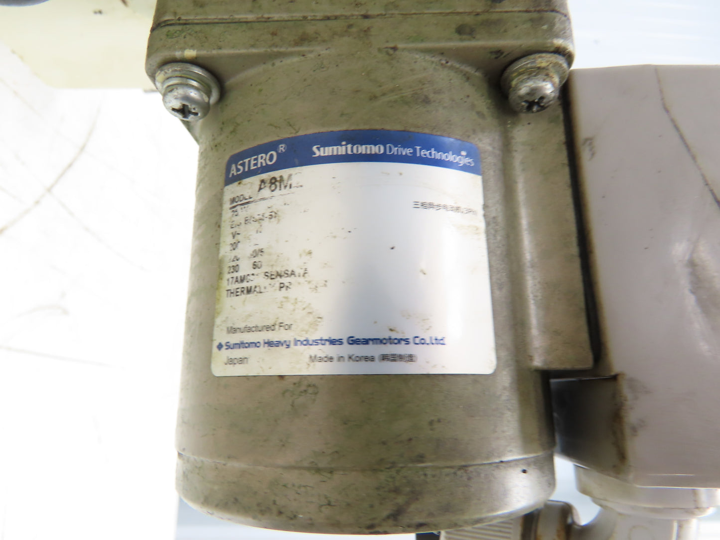 Sumitomo F-6KB-1 Fine Mag Coolant Oil Skimmer Magnetic Separator 230V .025kw