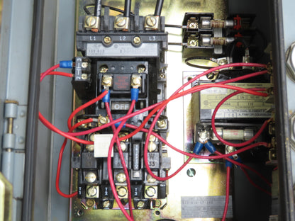 Allen-Bradley 512-BJB-6P-24R Combination Starter Fusible 600V 3PH 10HP Ser D