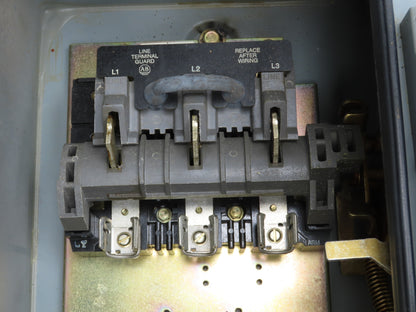 Allen-Bradley 512-BJB-6P-24R Combination Starter Fusible 600V 3PH 10HP Ser D