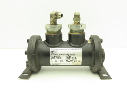 Thermal Transfer 4F351 Shell & Tube Heat Exchanger 2-Pass 3/4"x1.5"NPT