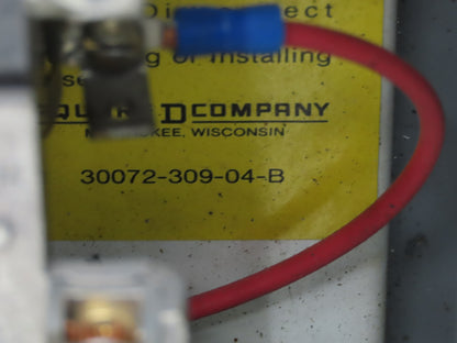 Allen Bradley 30072-309-04-B Combination Starter Fusible 600V 3PH 25HP Size 2