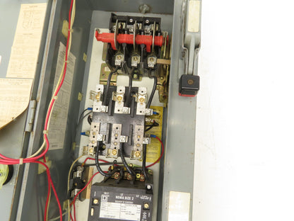 Allen Bradley 30072-309-04-B Combination Starter Fusible 600V 3PH 25HP Size 2