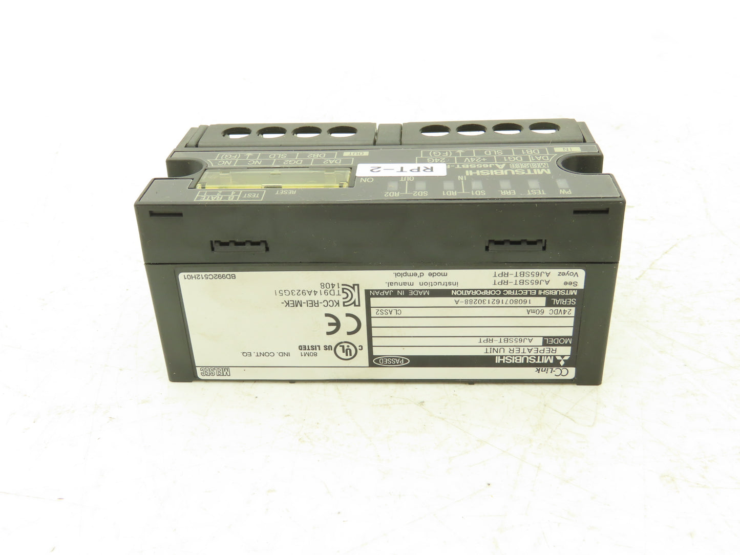 Mitsubishi AJ65SBT-RPT PLC CC-Link System Repeater T-Junction Module Lot of 4