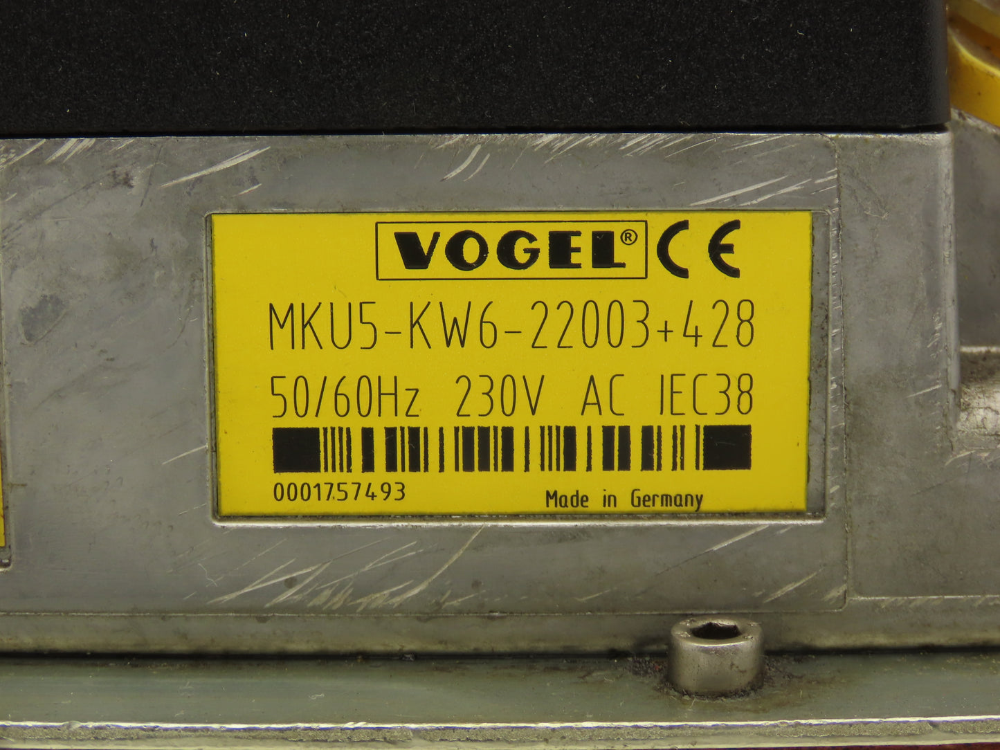 Vogel MKU5-KW6-22003+428 Lubricator Oil Pump Oiler 6 Liter Tank 0.5L/min 230V