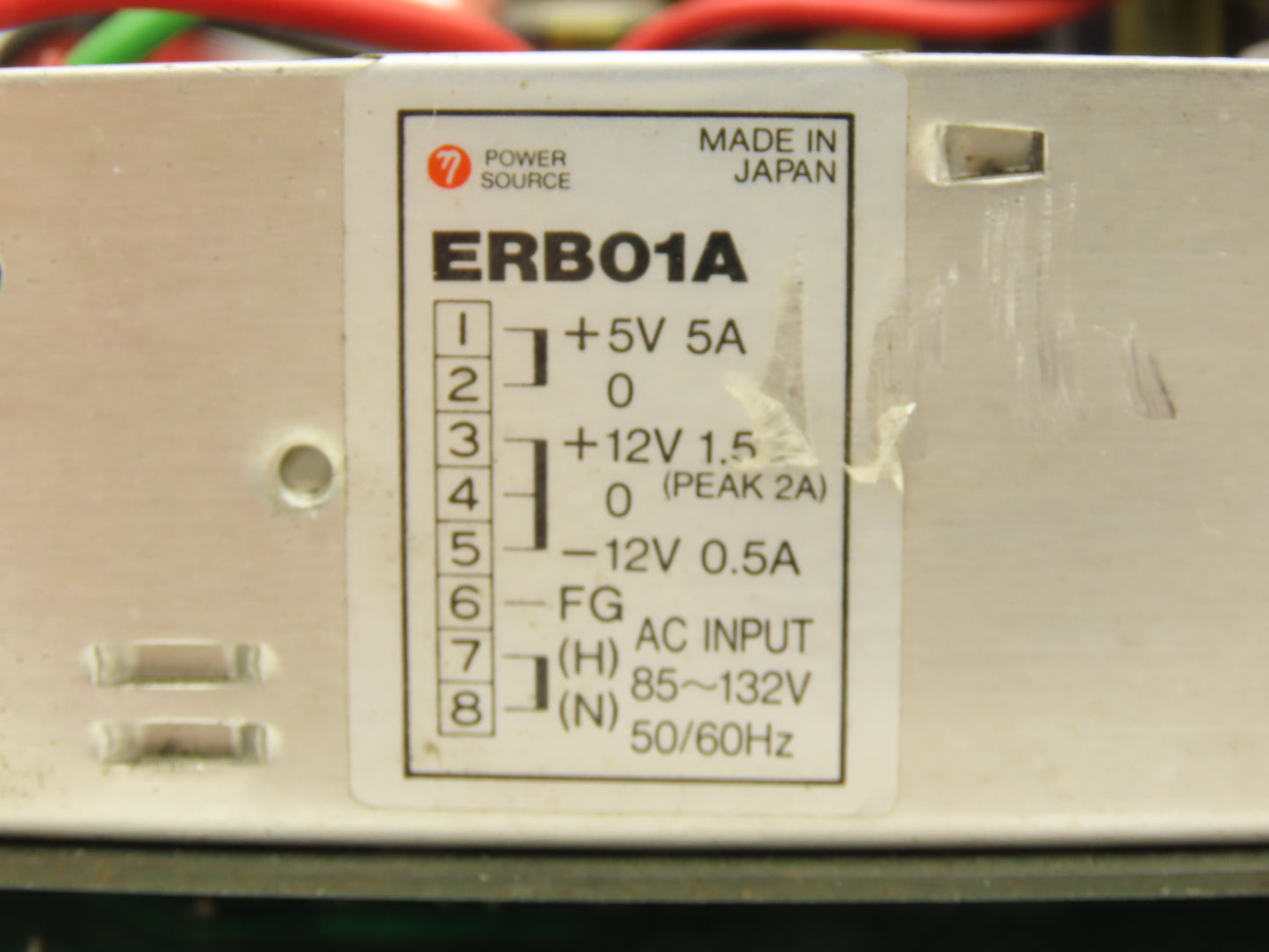 Giken ERB01A Servo Controller Power Supply Assembly 83-132VAC In 5V & 12V Out