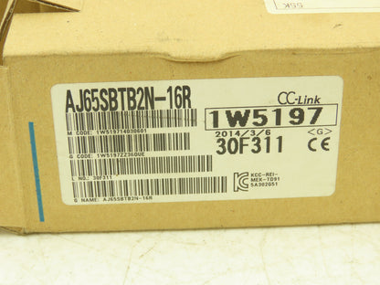 Mitsubishi AJ65SBTB2N-16R PLC CC-Link Systems Remote Input/Output Terminal Block