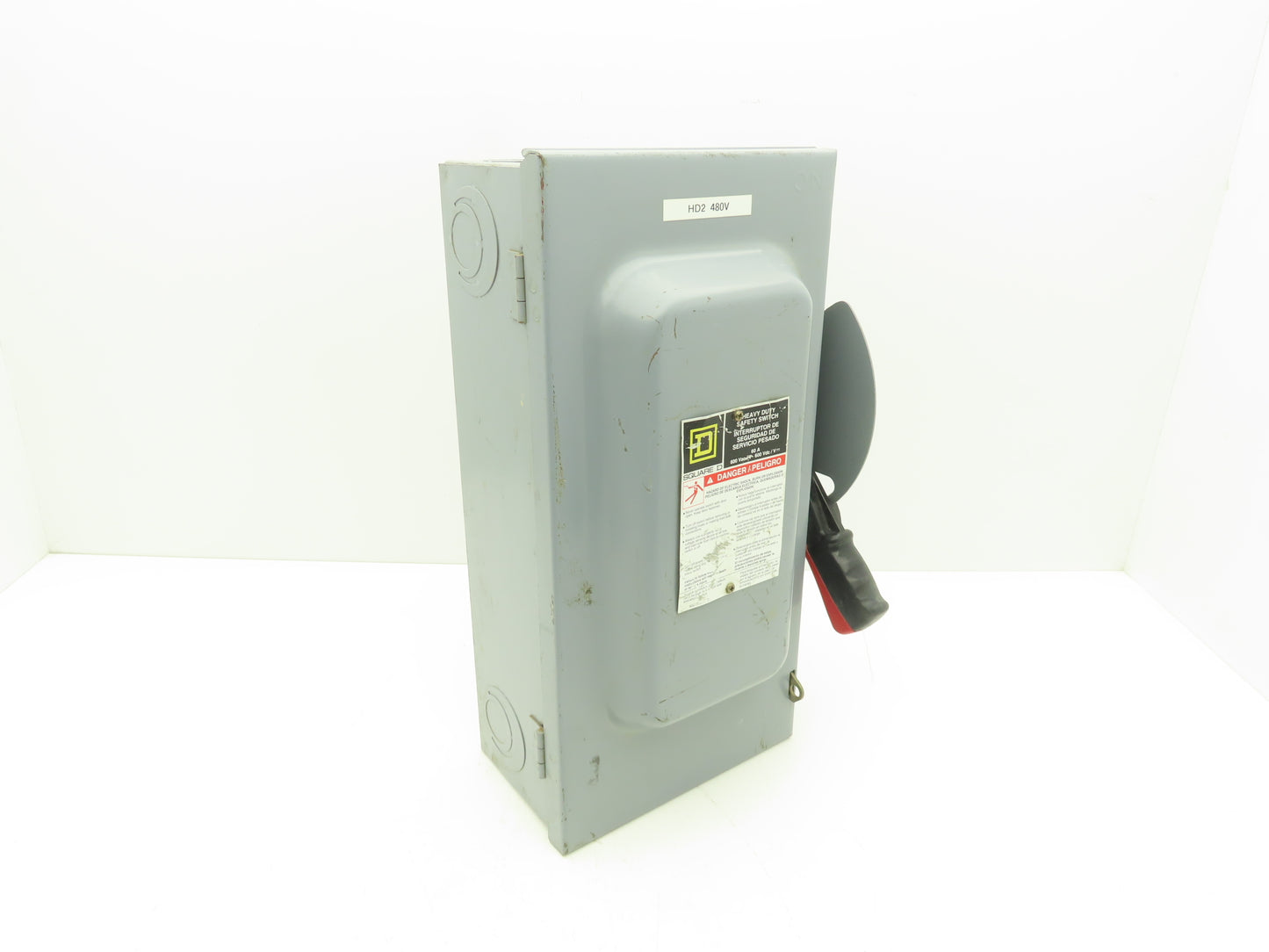 Square D HU362 Safety Disconnect Switch 60A 600VAC 60HP 3Ph Non Fused
