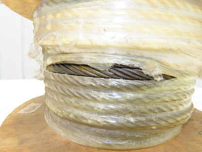 7/16"x 105' Steel Wire Rope Crane Hoist Winch Lifting Cable 6x36