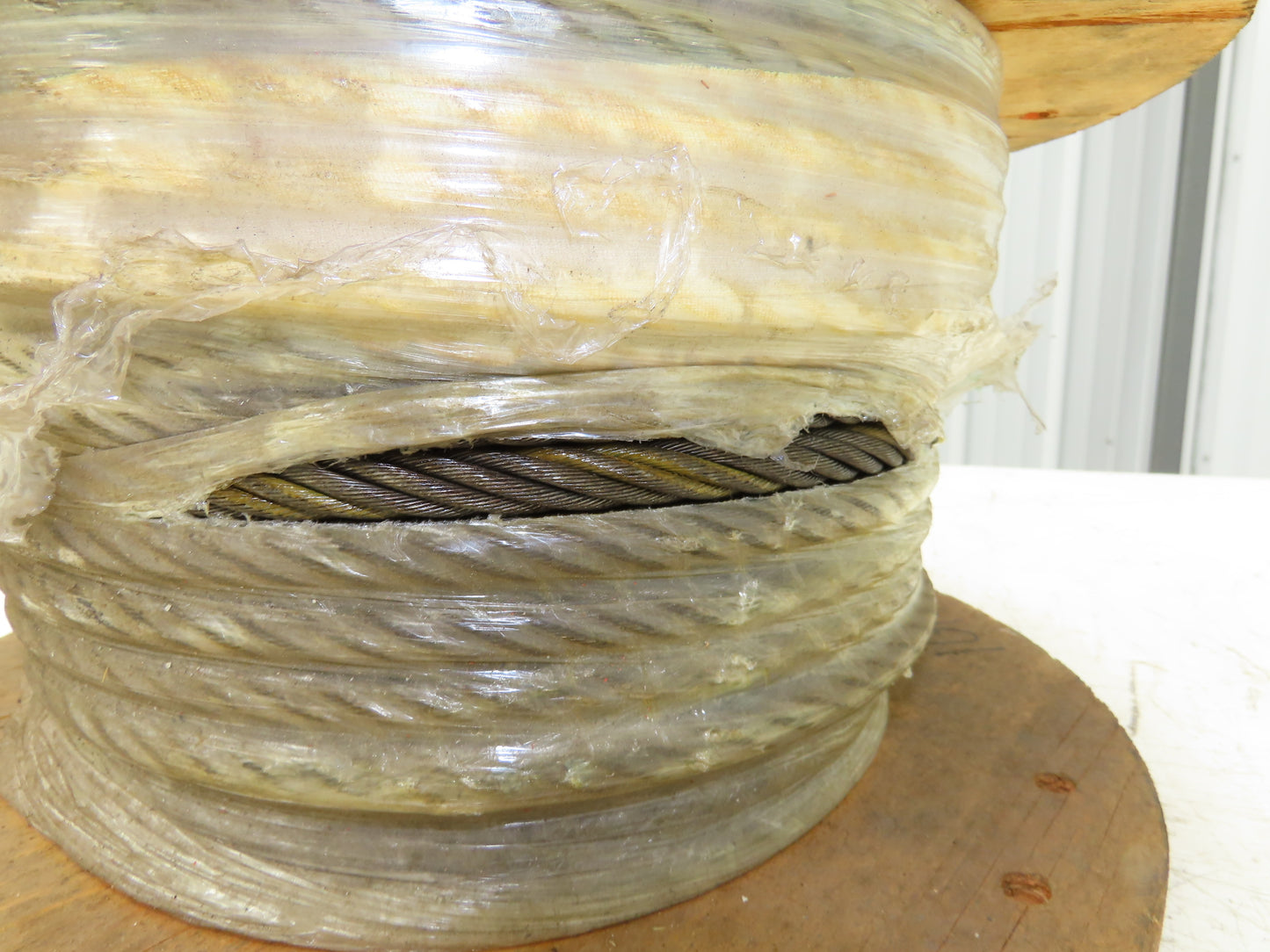 7/16"x 105' Steel Wire Rope Crane Hoist Winch Lifting Cable 6x36