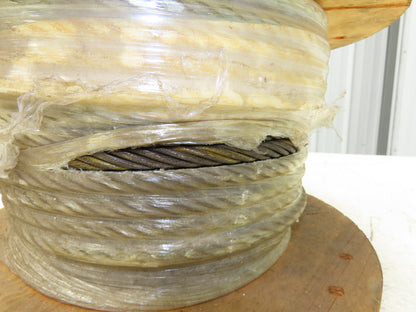 7/16"x 105' Steel Wire Rope Crane Hoist Winch Lifting Cable 6x36