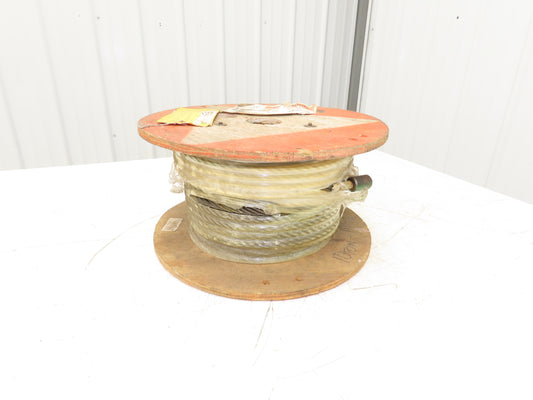 7/16"x 105' Steel Wire Rope Crane Hoist Winch Lifting Cable 6x36