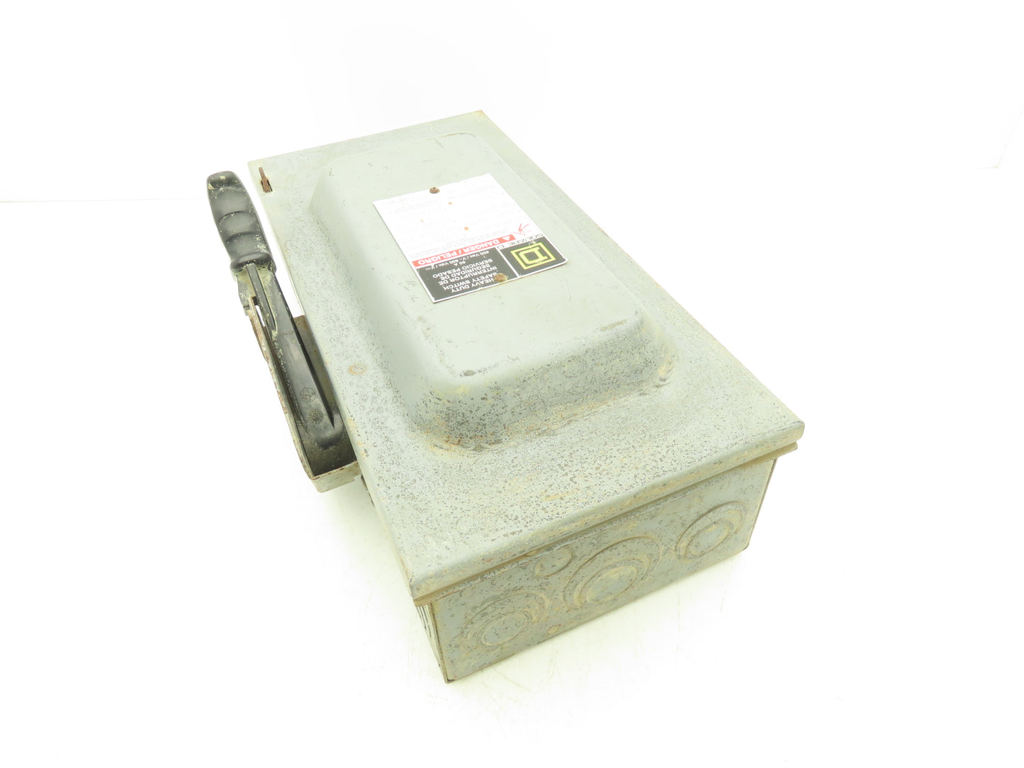 Square D H362N Fused Safety Disconnect Switch 60A 600VAC 600VDC 3 Pole