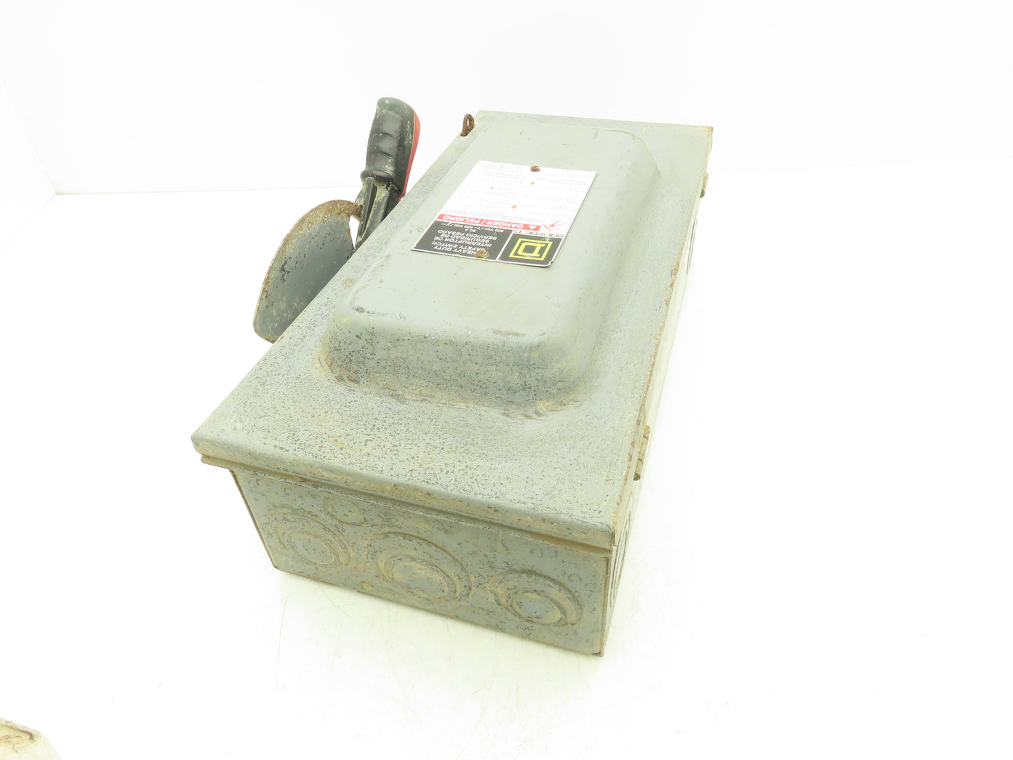 Square D H362N Fused Safety Disconnect Switch 60A 600VAC 600VDC 3 Pole