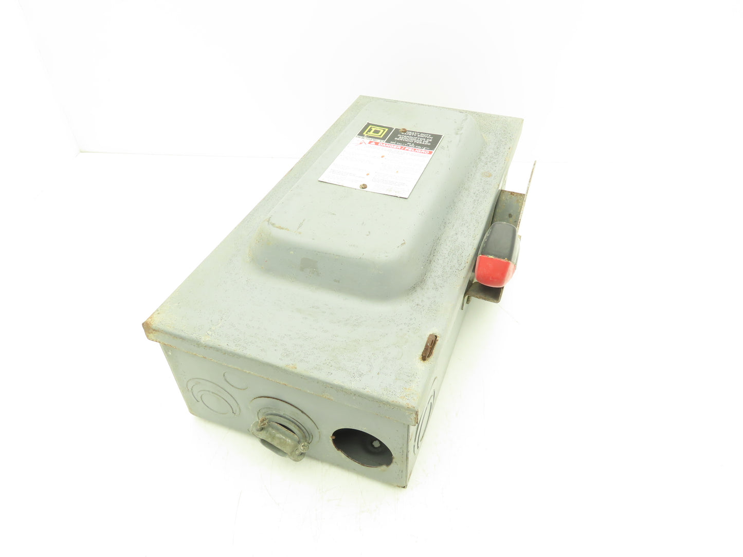 Square D H362N Fused Safety Disconnect Switch 60A 600VAC 600VDC 3 Pole
