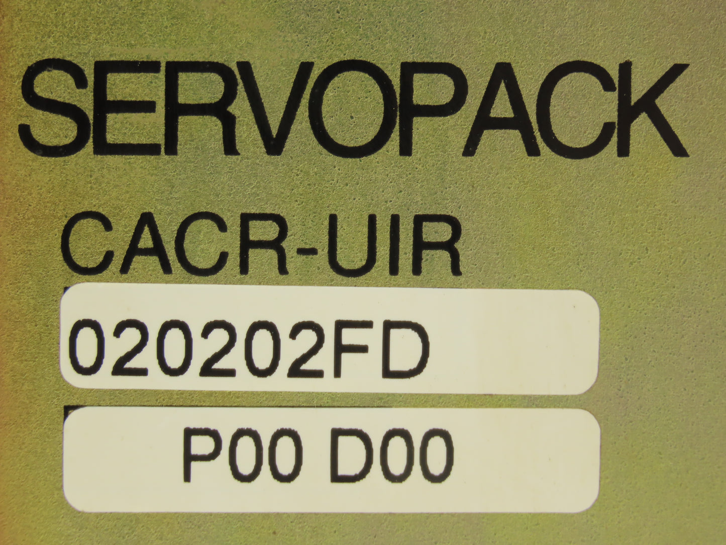 Yaskawa CACR-UIR Servopack Drive