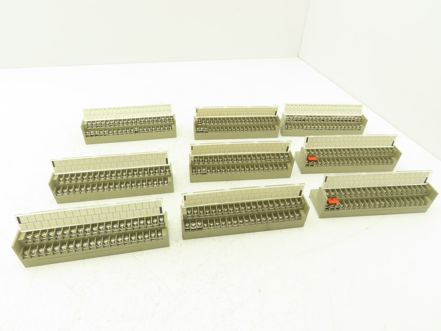 Toyogiken PCN7-4F40 Interface Terminal Block 40-Pin 24V 0.5A DIN Rail Lot of 9