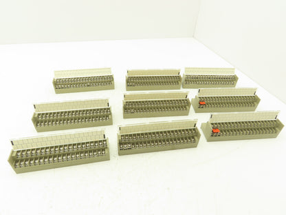 Toyogiken PCN7-4F40 Interface Terminal Block 40-Pin 24V 0.5A DIN Rail Lot of 9