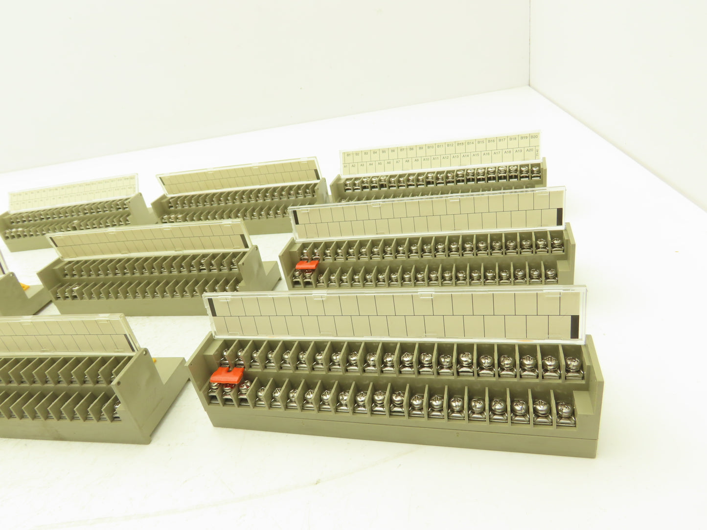 Toyogiken PCN7-4F40 Interface Terminal Block 40-Pin 24V 0.5A DIN Rail Lot of 9