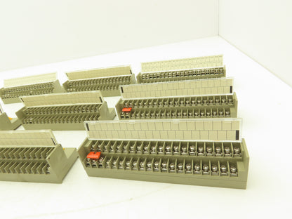Toyogiken PCN7-4F40 Interface Terminal Block 40-Pin 24V 0.5A DIN Rail Lot of 9