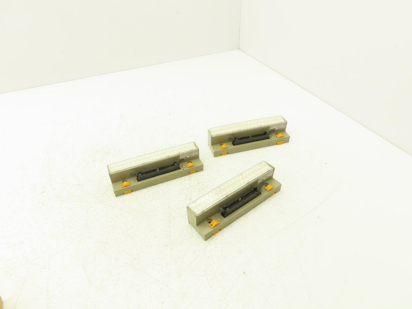 Toyogiken PCN7-1H40 Interface Terminal Block 40-Pin 24V 0.5A DIN Rail Lot of 3
