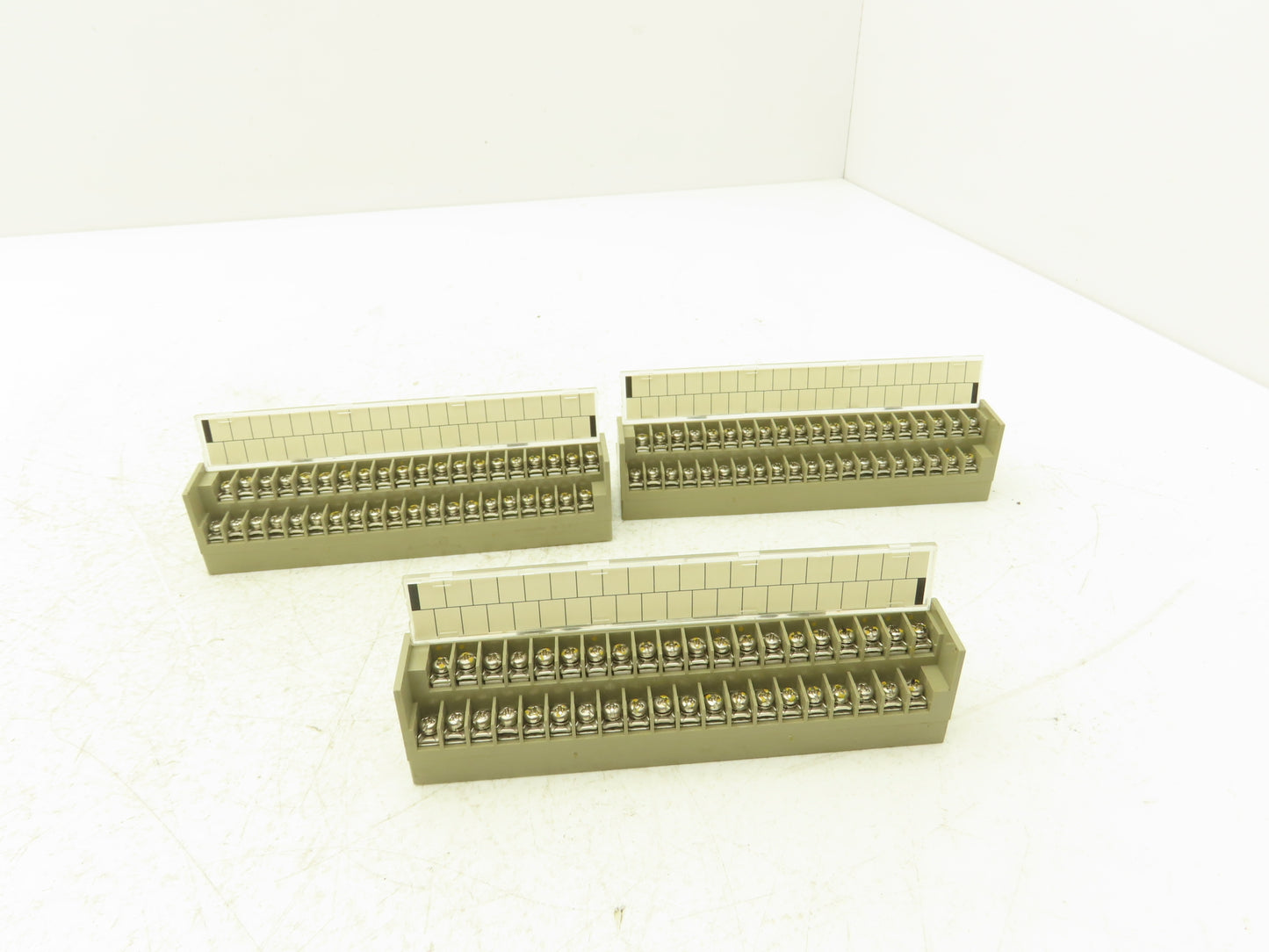 Toyogiken PCN7-1H40 Interface Terminal Block 40-Pin 24V 0.5A DIN Rail Lot of 3