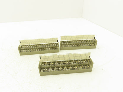 Toyogiken PCN7-1H40 Interface Terminal Block 40-Pin 24V 0.5A DIN Rail Lot of 3