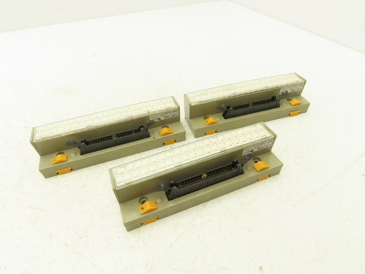 Toyogiken PCN7-1H40 Interface Terminal Block 40-Pin 24V 0.5A DIN Rail Lot of 3