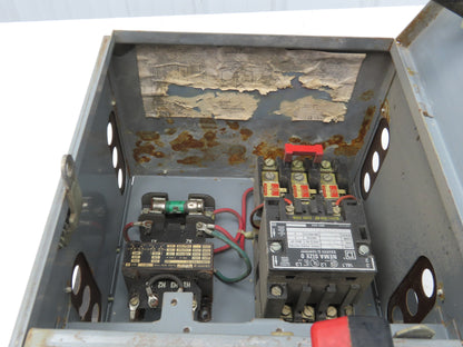 Square D HBS-8536-SBL-120 Combination Motor Starter Fusible 600V 3PH 5HP
