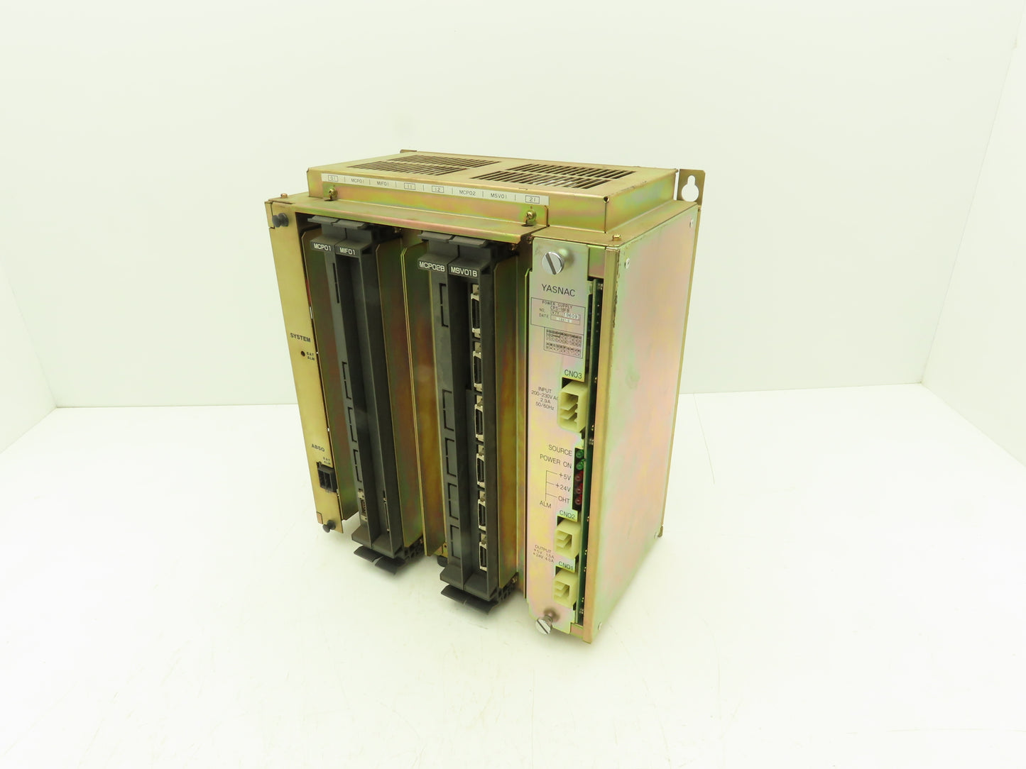 Yaskawa JANCU-MRK12-1E Motoman Control System Chassis Rack w/Expansion Cards