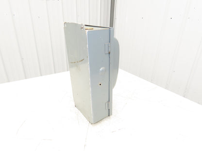 Square D HU362AWK Safety Disconnect Switch 60 Amp 600V 3 Pole W/Fuse block Added