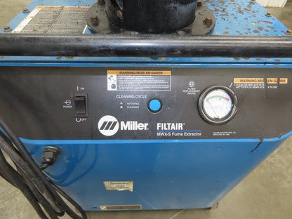 Miller Filtair MWX-S Welding Fume Extractor Mobile 115V 1Hp 7' Arm