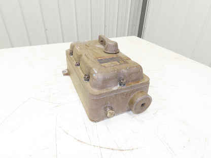 Square D H-100-XFA Explosion Proof Circuit Breaker Switch Enclosure 100A 600VAC