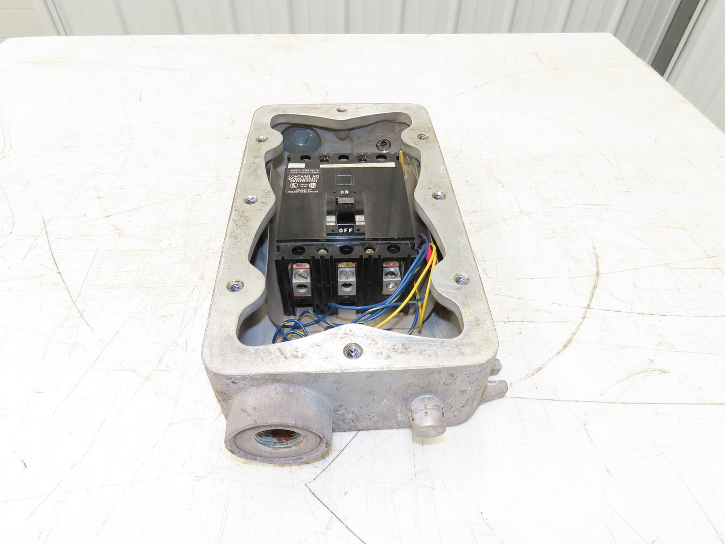 Square D H-100-XFA Explosion Proof Circuit Breaker Switch Enclosure 100A 600VAC