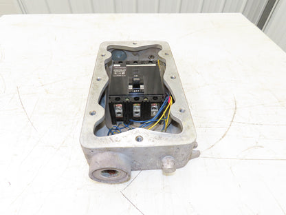 Square D H-100-XFA Explosion Proof Circuit Breaker Switch Enclosure 100A 600VAC