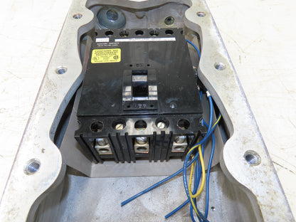 Square D H-100-XFA Explosion Proof Circuit Breaker Switch Enclosure 100A 600VAC