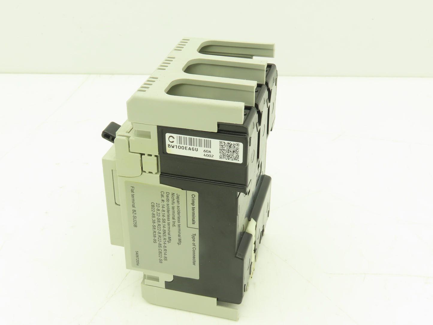 Fuji BW100EAGU-3P060 3-Pole Auto Circuit Breaker 60A 500V 3Ph Molded Case
