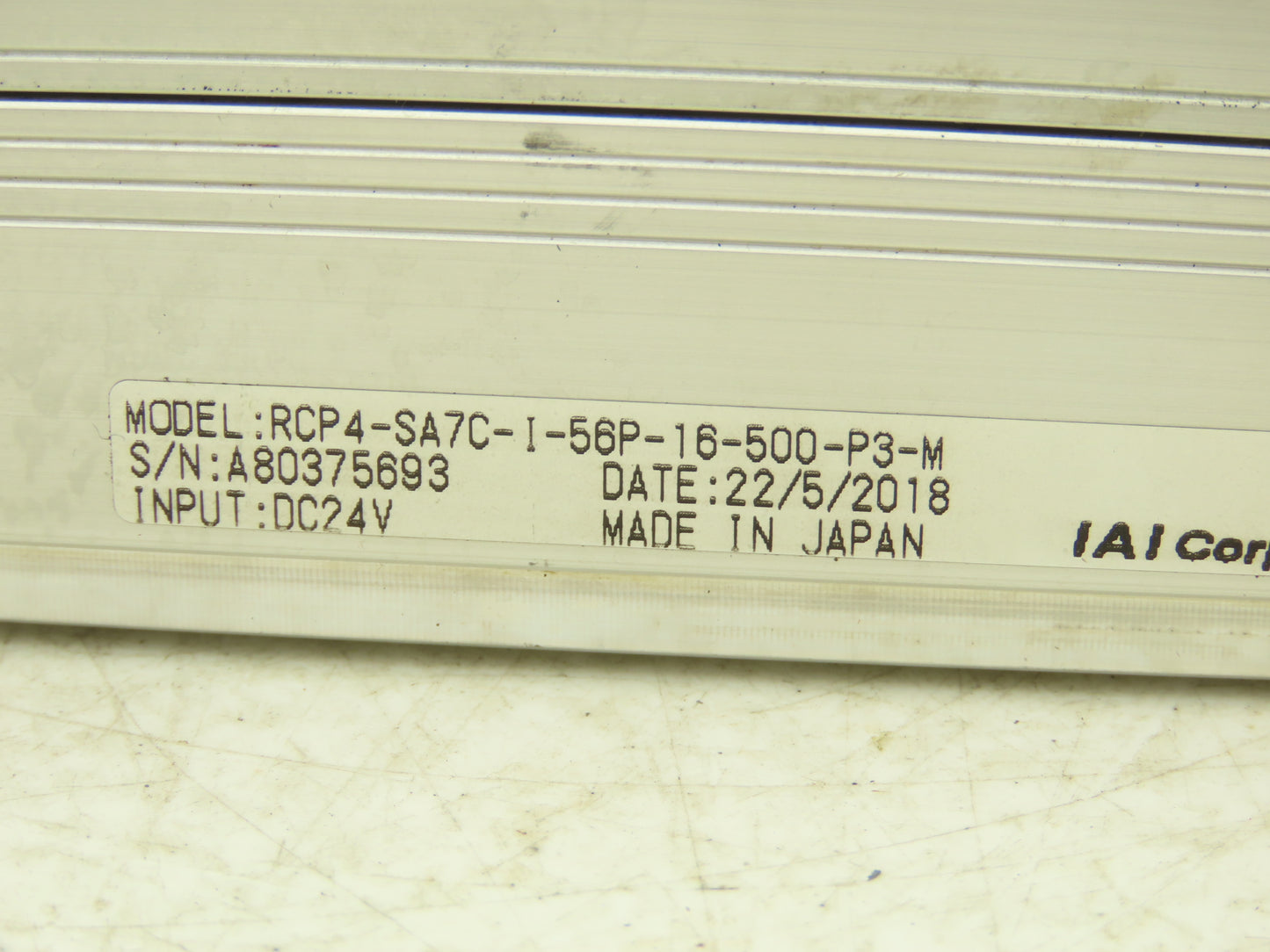 IAI RCP4-SA7C-I-56P-16-500-P3-M Linear Robo Actuator Ball Screw 500mm Stroke