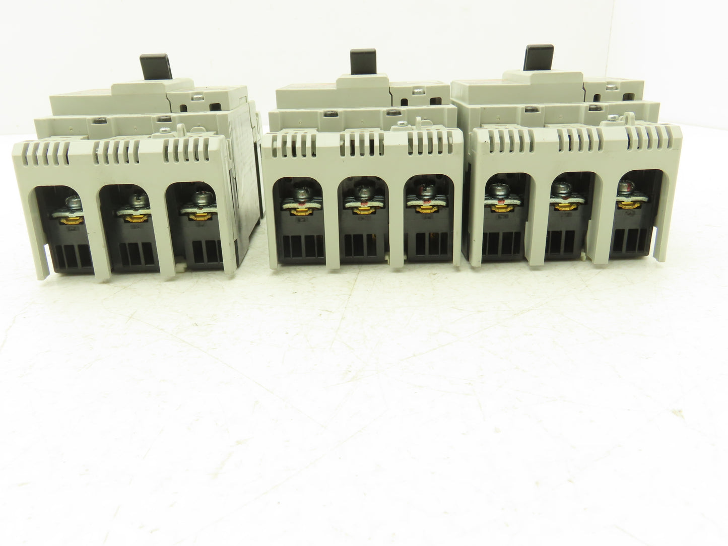 Fuji BW50RAGU3P015 3-Pole Auto Circuit Breaker 15A 500V 3Ph Molded Case Lot of 3