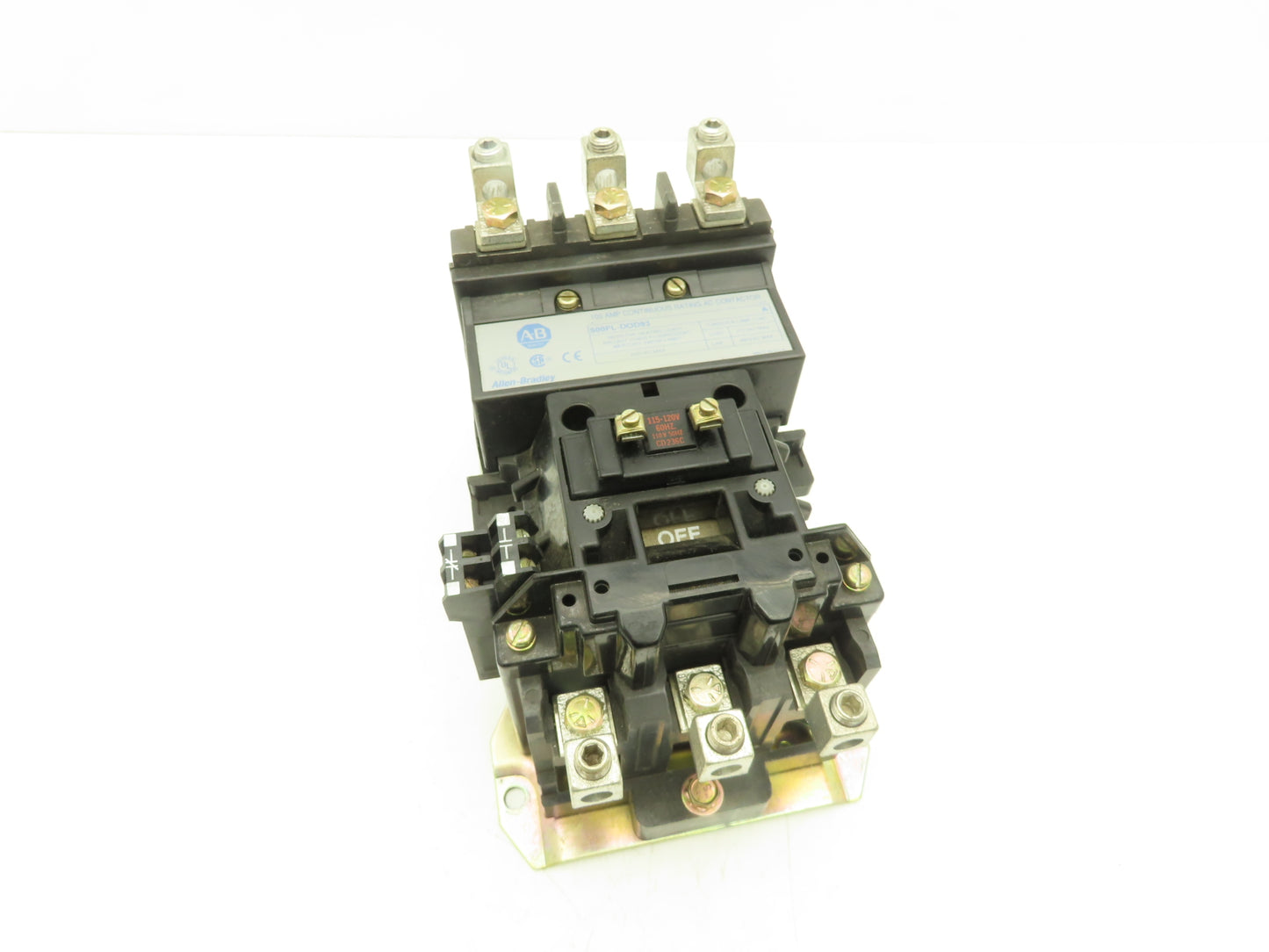 Allen Bradley 500FL-DOD93 Motor Starter Lighting Contactor 600V 3Ph 100A
