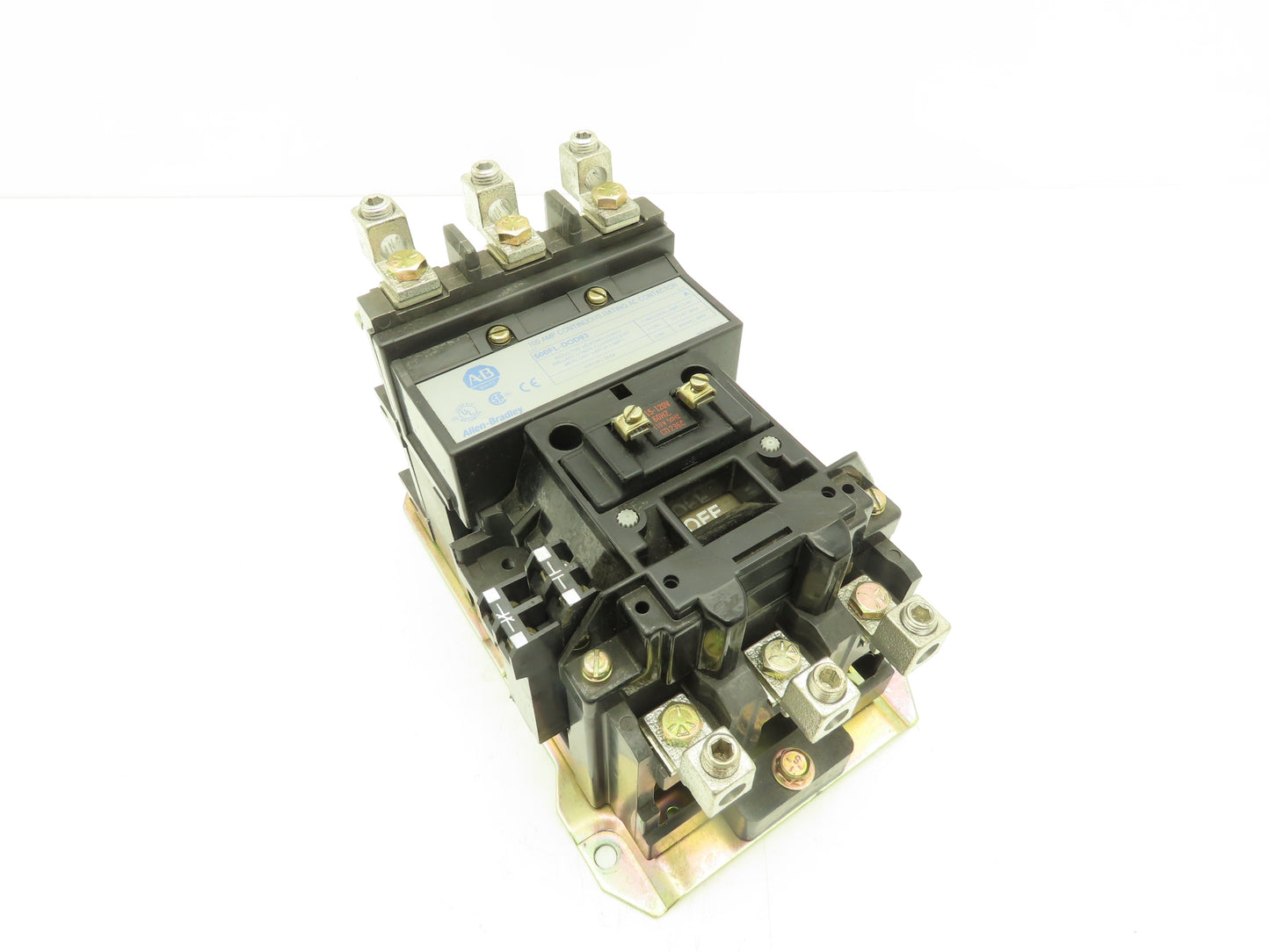 Allen Bradley 500FL-DOD93 Motor Starter Lighting Contactor 600V 3Ph 100A