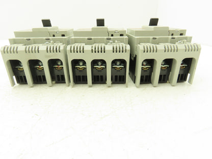 Fuji BW50RAGU3P030 3-Pole Auto Circuit Breaker 30A 500V 3Ph Molded Case Lot of 3