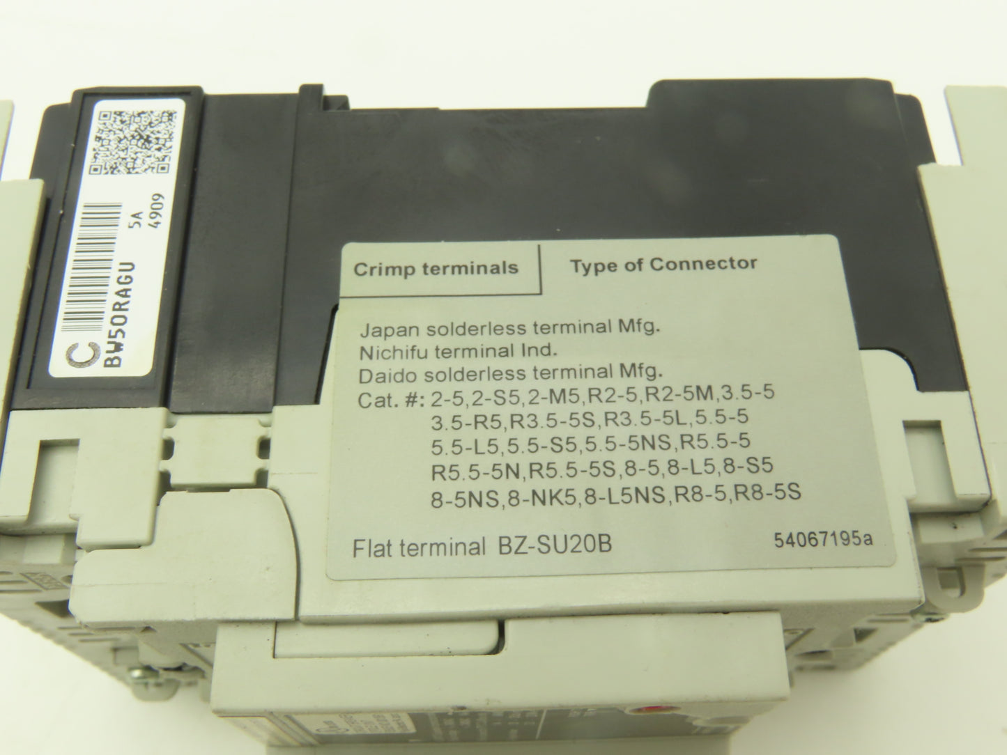 Fuji Electric BW50RAGU-3P005 3-Pole Auto Circuit Breaker 5A 500V 3Ph Lot of 9