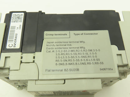 Fuji Electric BW50RAGU-3P005 3-Pole Auto Circuit Breaker 5A 500V 3Ph Lot of 9