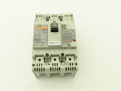 Fuji Electric BW50RAGU-3P005 3-Pole Auto Circuit Breaker 5A 500V 3Ph Lot of 9