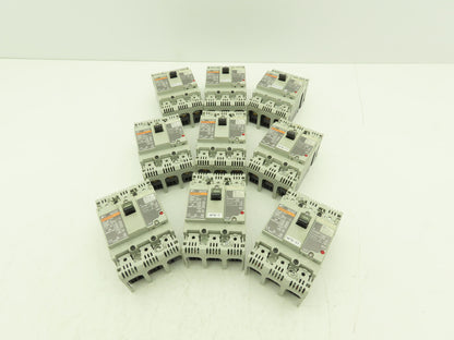 Fuji Electric BW50RAGU-3P005 3-Pole Auto Circuit Breaker 5A 500V 3Ph Lot of 9