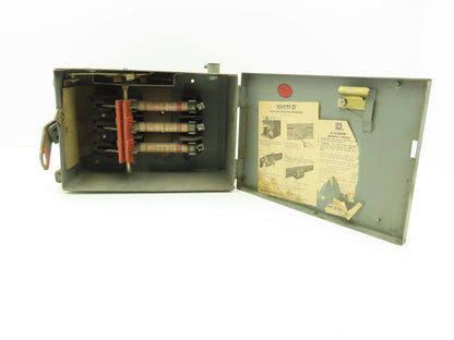 Square D PQ-3603 I-Line Busway Unit 30A 480V 15HP 3 Pole 3Ph Fused