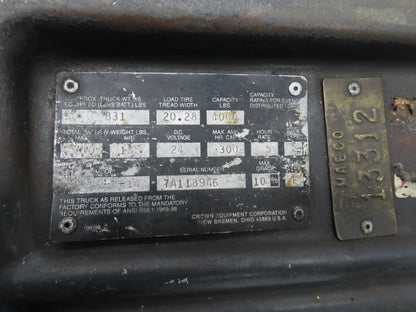 Crown 40GPW-4-14 Electric Pallet Jack 24V Walkie Walk Behind 4000LB